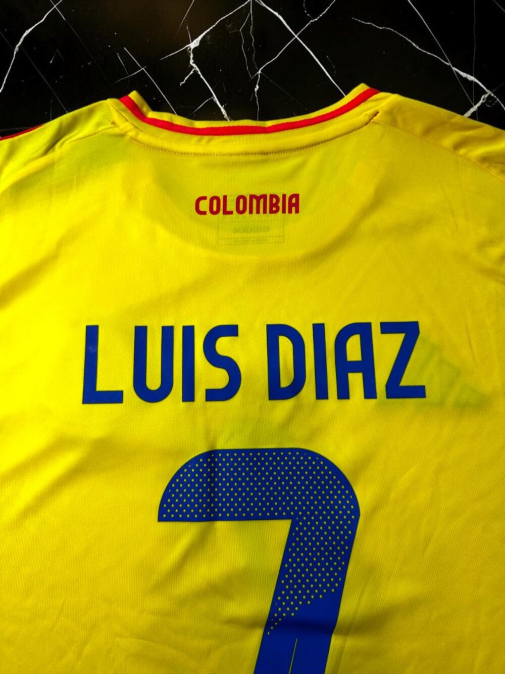 ✨ Colombia Luis Díaz #7 Home Soccer Jersey – Men’s XL – Fan Version ✨ - Picture 10 of 13
